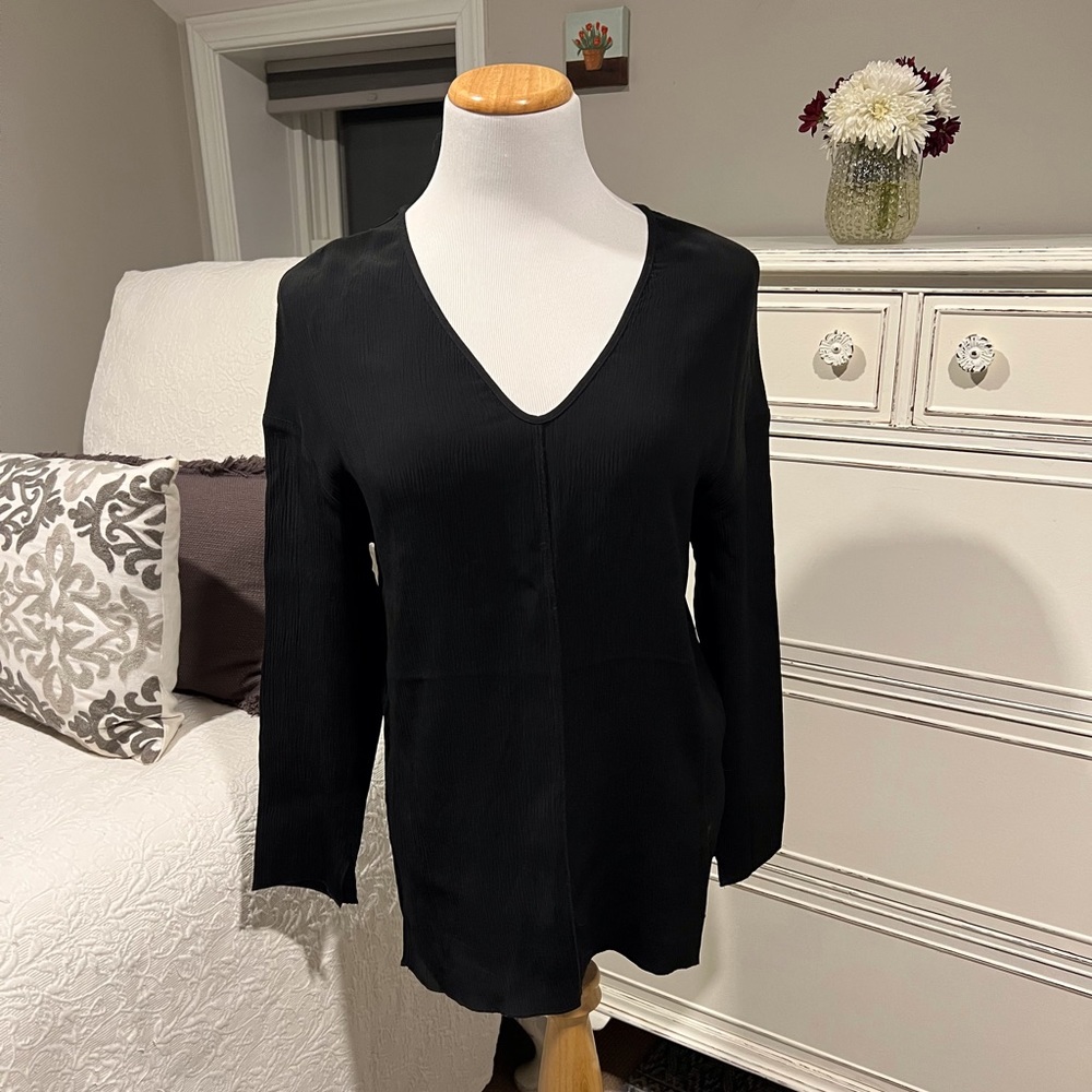 Zara Black Long Sleeve Shirt